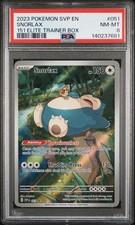 Snorlax Pokemon Svp En-Sv Black Star Promo 051 NM PSA 8