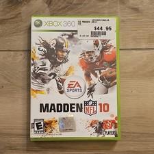 Madden NFL 10 by EA SPORTS Xbox 360 2009 Sports E-Everyone American Football