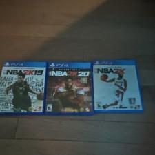 2K NBA 2K19 2K20 2K21 PS4 Sports Game Lot with Cases