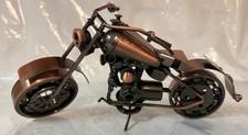 Small Motorcycle Hand Crafted Recycled Metal Art Sculpture FREE SHIPPING