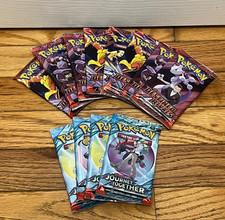 BRAND NEW-Pokemon TCG-Lot Of 12 Destined & Journey Booster Packs-FACTORY SEALED