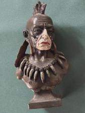 Native American Indian Warrior.  Resin (?).  Sculpture - Statue - Figurine Art