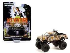 1989 CHEVROLET S-10 MONSTER TRUCK CAMO "ACE VENTURA 2" 1/64 GREENLIGHT 44920 E