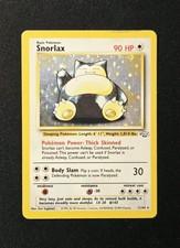 Snorlax 11/64 Holo Rare WOTC Jungle Pokemon Vintage Wizards Of The Coast 1999