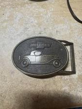 Chevrolet Brass/Bronze Belt Buckle Chevy Automobile RJR-RJ Roberts Co 3.5"x2.5"