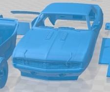 Resin 3D Printed 1/24 - 1/64 Scale Chevrolet Camaro SS 396 1969 Car Body