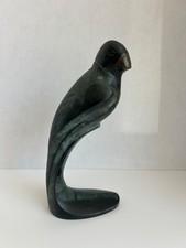 Vintage bronze bird statue Art Deco style