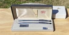 CROSS Ball-Point Pen and Pencil Lustrous Chrome Set No. 3501 Writing Instruments