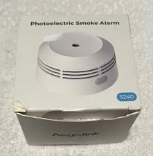 Aegislink Smoke Alarm 10yr Battery Compact Photoelectric Fire Alarm S240 New
