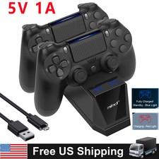 For PS4 PlayStation 4 Controller Dual Fast Charger Dock Station Charging Stand