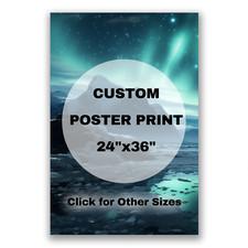 Custom Poster Print-Upload Your Image/Photo, Custom Personalized Photo to Poster