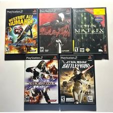 PlayStation 2 PS2 shooter bundle Video Game lot🔥Works DMC Matrix Nanobreaker
