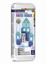 Magna-Tiles microMAGS Winter Wonder 26-Piece Travel Magnetic Construction Set