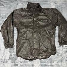 Frogg Toggs Mens Medium Brown Waterproof Rain Jacket Breathable Outdoor Coat