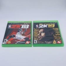 Lot of 2 NBA 2K18 Legend Ed Shaq & 2K19 20th Anniversary Ed LeBron CIB w/ Manual