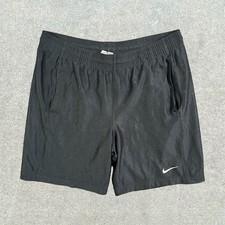 Nike Basketball Shorts Men’s Size Small Black Elastic Waist Drawstring Casual