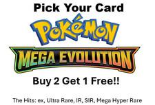 Mega Evolution THE HITS Pokémon Pick Your Card Complete Your Set Buy 2 Get 1