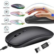 2.4GHz USB Wireless Optical Mouse Mice for Apple Mac Macbook Pro Air PC White