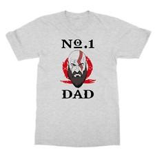 Kratos Face - No 1 Dad - God of War Ragnarok Tribute Unisex T-Shirt