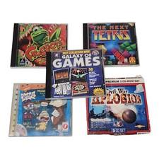 Vintage Computer PC Game Lot  Frogger Rugrats Tetris Civil War