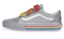 Vans Flour Shop x Old Skool V 'Silver Rainbow' VN0A3D292TO Women’s Size 5