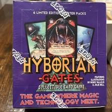 Hyborian Gates Collectible Card Game Sealed Box 6 Limited Edition Starter Packs 