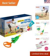 Exciting 32'' Kids Metal Detector - LCD Display & Educational Guide Included
