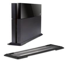 TecLine Black Slim Vertical Stand Mount for PlayStation 4 PS4 Video Game Console