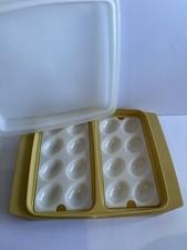 Vintage Tupperware Deviled Egg Keeper Carrier Tray Container 723-3
