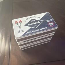 (3 x 300 per box) 900 Total! Large Kitchen Diamond Strike Anywhere Matches NEW!!