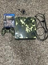 Sony PS4 Slim 1TB call of duty WW2 Limited Edition Console Bundle Good Condition