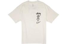 Nike x Stussy 'Peace, Love, Swoosh' T-Shirt "White". DM4942-121 Size Medium