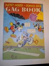 Vintage Mickey Mouse and Donald Duck gag book special edition from 1930s