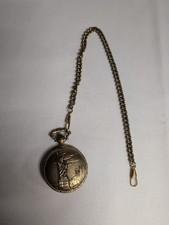 Sutton 100 Year Commemorative Statue Of Liberty Pocket Watch