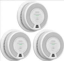 X-SENSE SC06-W Wireless Interlinked Smoke & Carbon Monoxide Detector 3-Pack