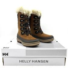 Helly Hansen Garibaldi Whiskey Espresso Brown Winter Snow Boots Women's 7.5
