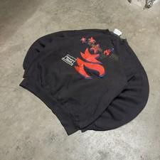 Vintage 1996 Atlanta Olympics Crewneck Sweatshirt Black Size L Minute Maid 