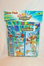 NEW IN PACKAGE DIGIMON  9 PC STATIONARY KIT, PENCILS, 
