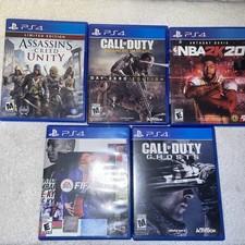 PS4 Video Game Pack Of 5