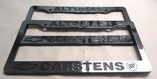 VINTAGE CHEVY BUICK DEALERSHIP NEW OLD STOCK LICENSE PLATE FRAMES, PAIR NICE!!