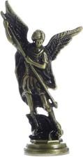 St Michael Archangel Car Statue Alloy Dashboard Decor Religious Gift 3.2 in