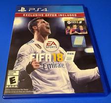 EA Sports FIFA 18 Soccer (Sony Playstation 4, 2017) PS4 ➜ game disc is excellent