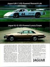 Jaguar XJ-S Luxury Coupe Original Vintage Print Ad