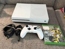 Microsoft Xbox One S White 1681 Console Bundle 1TB w/Controller & FIFA 17 Game