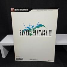 Final Fantasy III Official Strategy Guide Brady Games VTG Nintendo DS 2006 Good