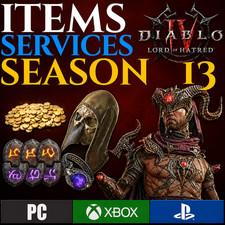 💥Diablo 4💥LORD OF HATRED🔥Season 13 of Reckoning🔥✨POWERLEVELING✨MYTHIC RUNES