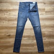Diesel Tepphar Jeans Men 29x32 Blue Slim Carrot Fit Stretch Made in Italy 0838V