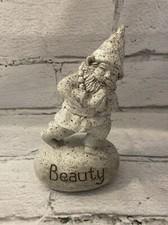 Mini BEAUTY Yoga Garden Desk Top Home Decor Gnome 5.5” Figurine