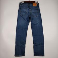 Levi's 505 Jeans Mens Measured Size 30x29 Blue Regular Fit Straight Leg Denim