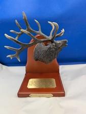 2003 Rocky Mountain Elk Fountain Sponsor Sculpture Figure Dark Canyon Bull 